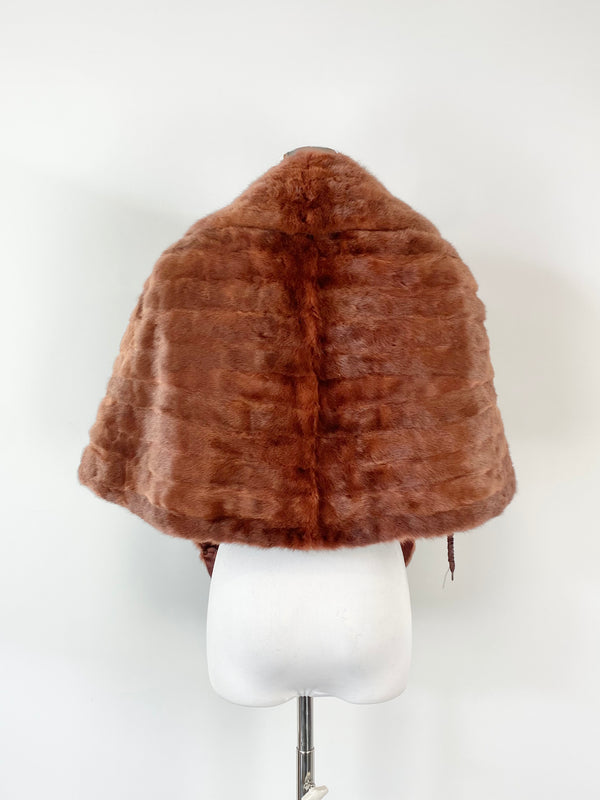 Red Fur Stole