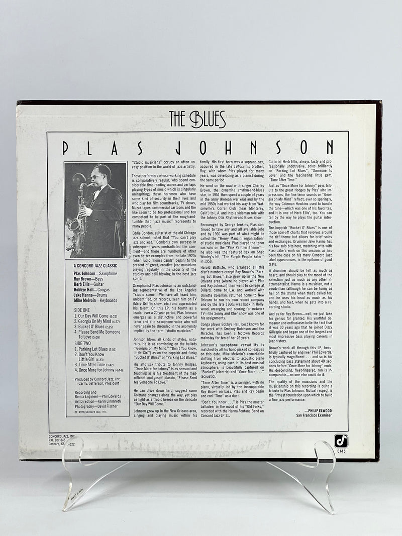 1976 Plas Johnson The Blues LP