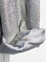 Perri Cutten Pewter Grey Long Coat - AU14