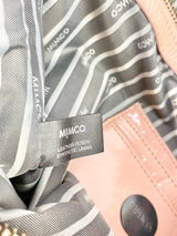 Mimco Peach & Rose Gold Envelope Clutch