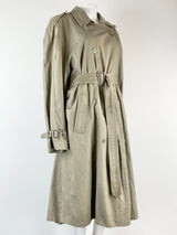 Anthony Squires Beige Belted Trench Coat - M