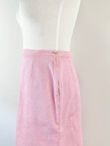 Vintage ‘Spring-Time’ Pink Cotton Two Piece - AU8/10