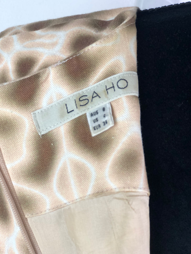 Lisa Ho Panelled Linen Blend Dress - AU8