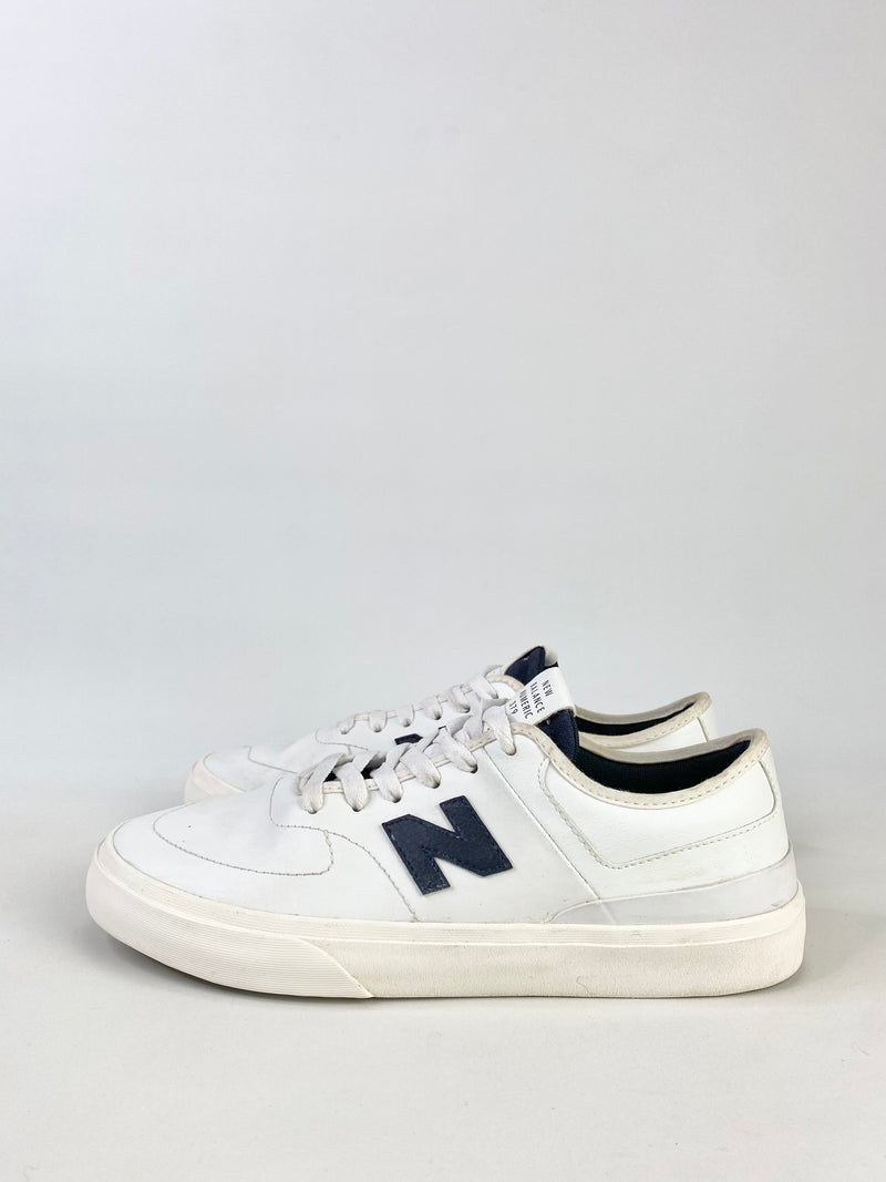New Balance 37D Wide White Sneakers - 8UK