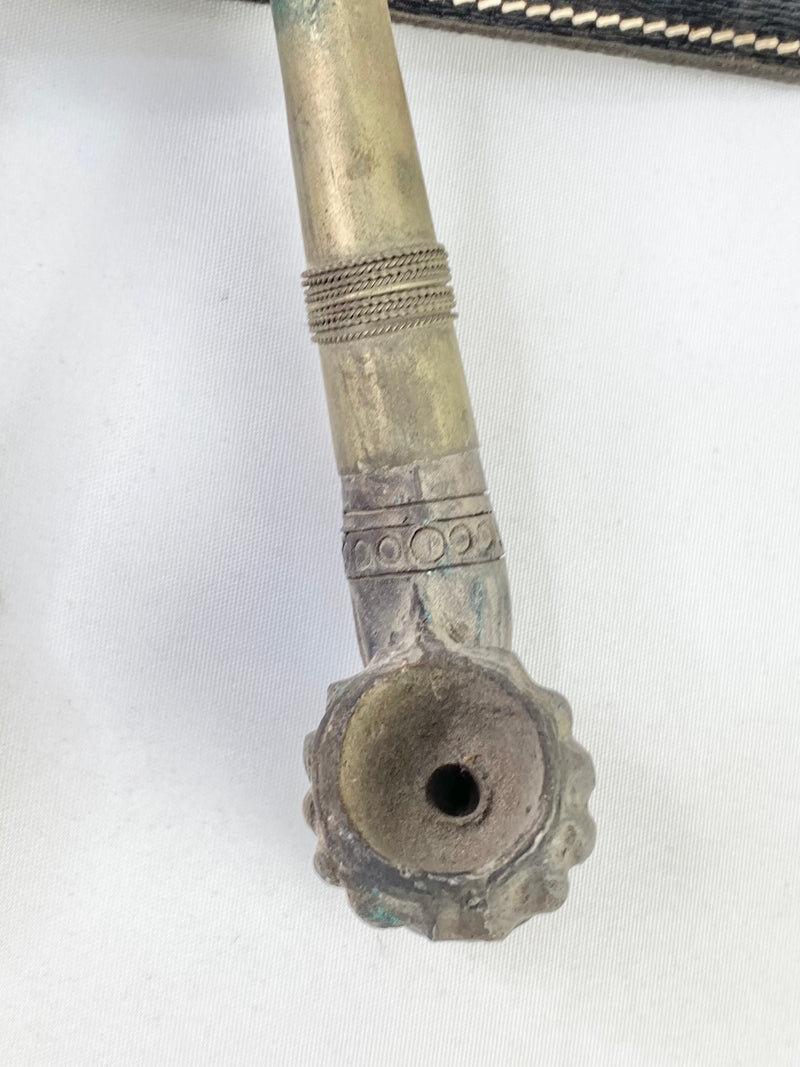 Antique Pipes & Belt with 1760 Coin