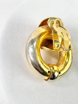 Babylone Paris Vintage Ring Shaped Clip On Earrings