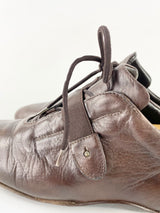 Max Mara Sable Brown Lace Up Shoes - EU39.5
