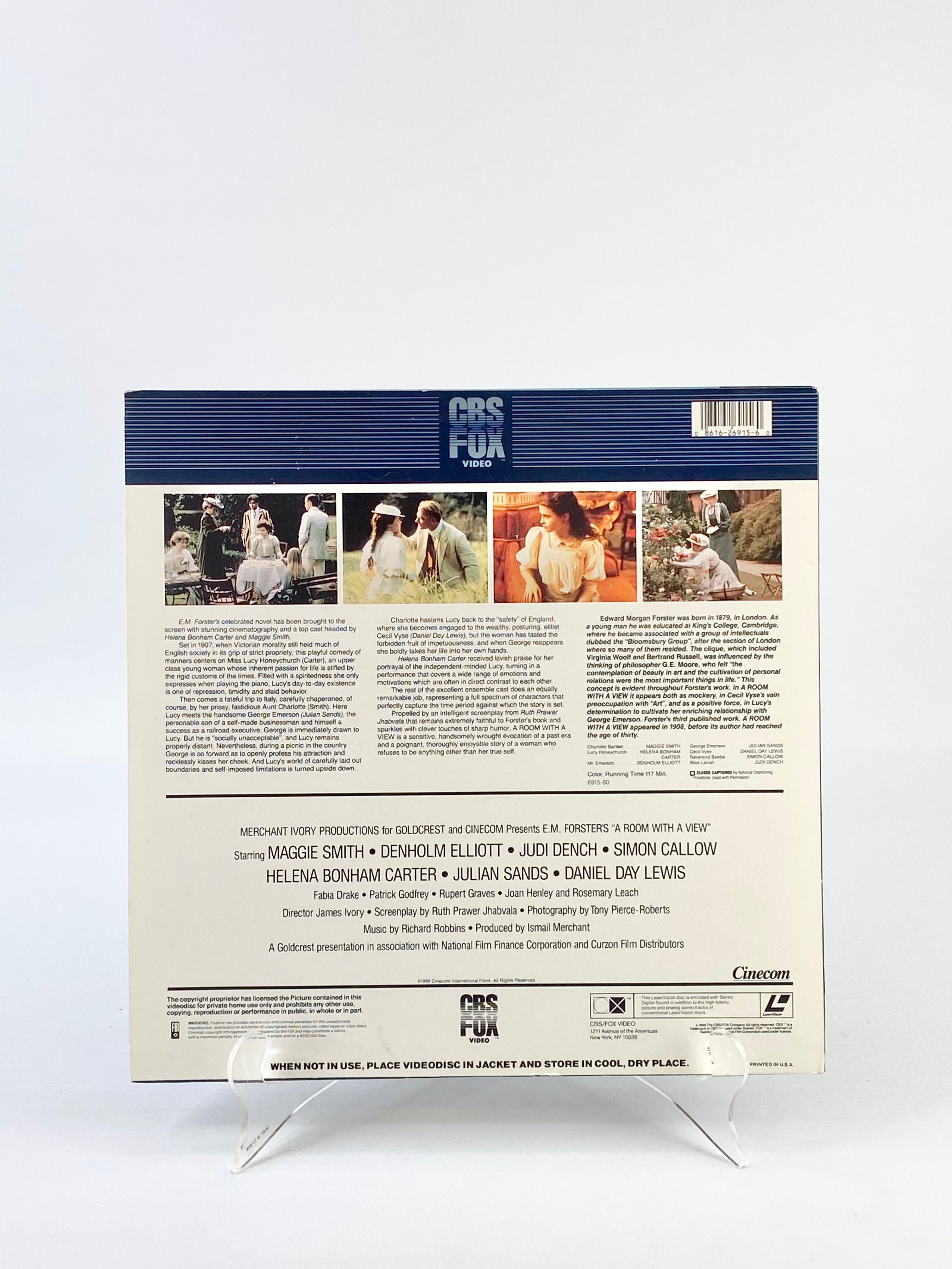 A Room with a View Laser Disc