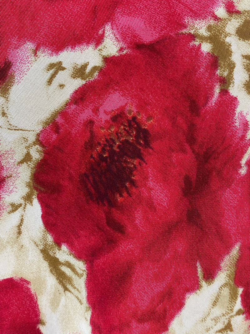 Robin Jones Watercolour Poppy Print Top - AU8