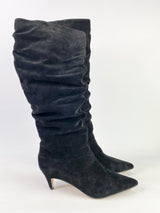 Villa Rouge 'Scarlett' Black Knee High Boots NWT - EU39