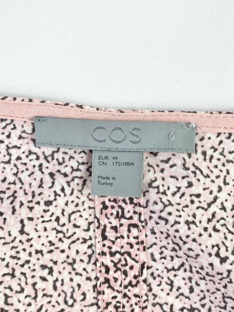 Cos Pink Speckled Cotton Blouse - AU14