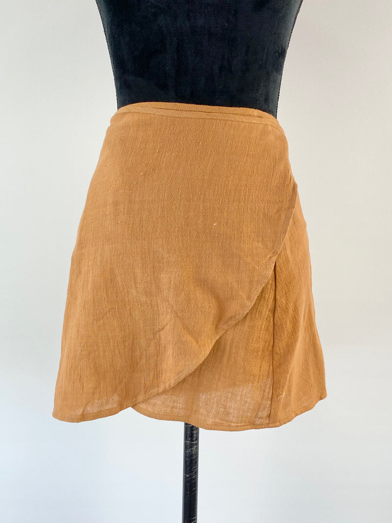 Alcana Burnt Orange Wrap Skirt - AU6/8