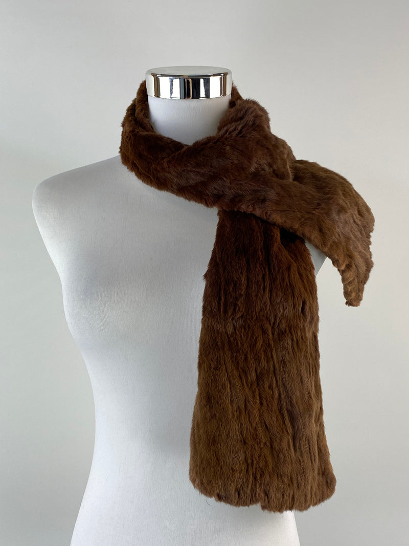 Vintage F. J. Schilling Red Fur Stole