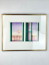 1991 Michele Genele Framed Vaporwave Art Print
