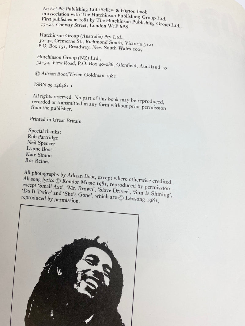 Bob Marley Soul Rebel- Ntural Mystic - Adrian Boot/Viven Goldman