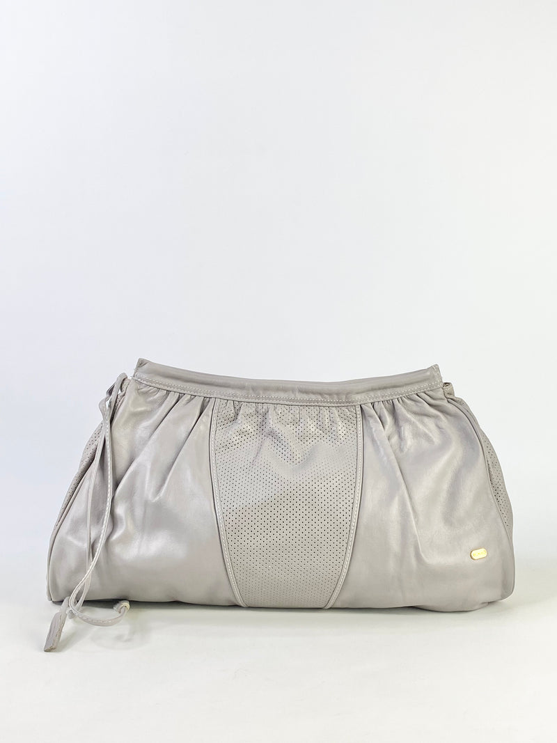 Vintage Dove Grey Oroton Shoulder Bag