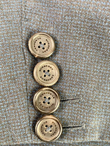 Burberry 'Smithson' Navy Linen & Cotton Blazer - 48R
