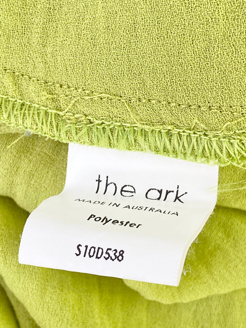 The Ark Chartreuse Semi Sheer Tunic - AU12