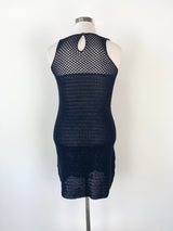 Prada Black Crochet Dress - AU12/14