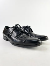 Dolce & Gabbana Black Leather Dress Shoes - EU42