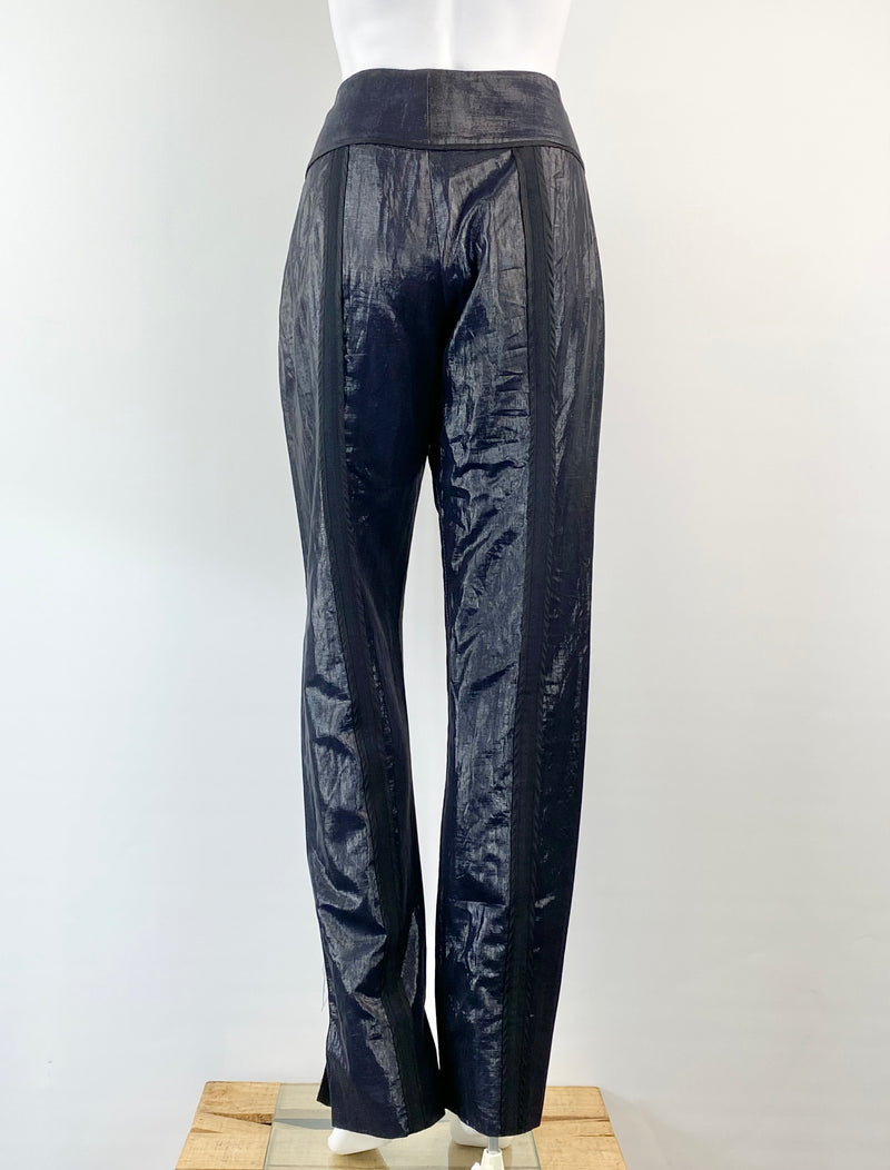 Aurelio Costarella High Shine Slacks - AU10