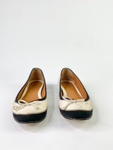 Fendi Black & Cream Ballet Flats - EU37