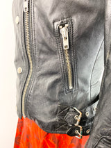 Bardot Black Leather Biker Jacket - AU 10