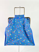 Sorina Blue Floral Vintage Hangbag