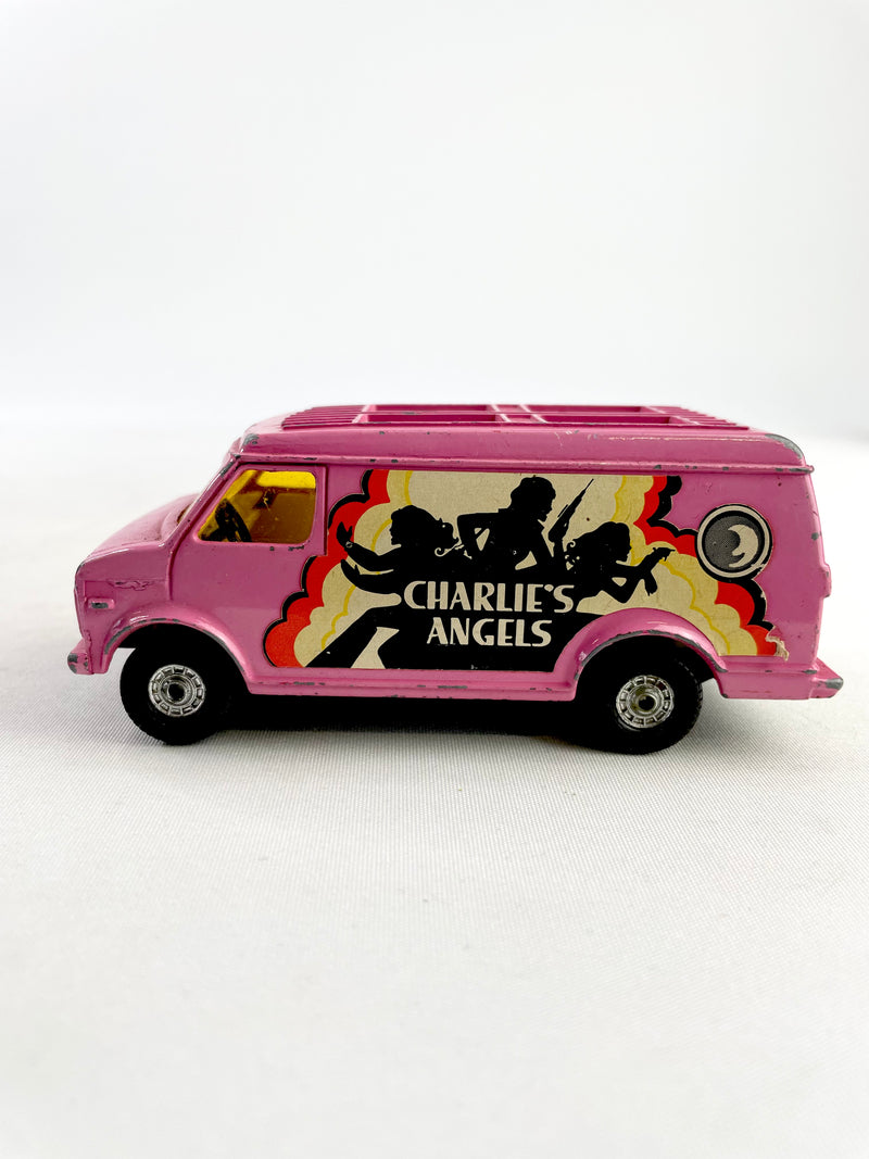 Corgi Charlie's Angels Pink Chevrolet Van Diecast Model