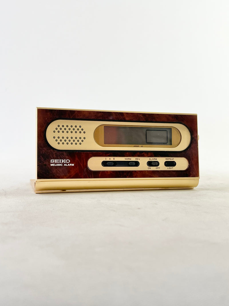 Vintage Seiko Pocket Travel Alarm Clock