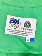 2004 Australian Olympic Team Green Wool Bomber Jacket - 48