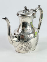 Antique Sheffield Silverplate Tea/Coffee Pot
