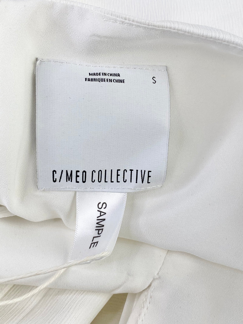 C/MEO Collective White Shift Ivory Top NWT - AU8