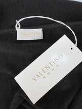 Valentino Roma Dark Brown Cotton + Lace Tank NWT - AU12-14
