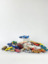 Set of Vintage Diecast Toys Blue Lamborgini Set