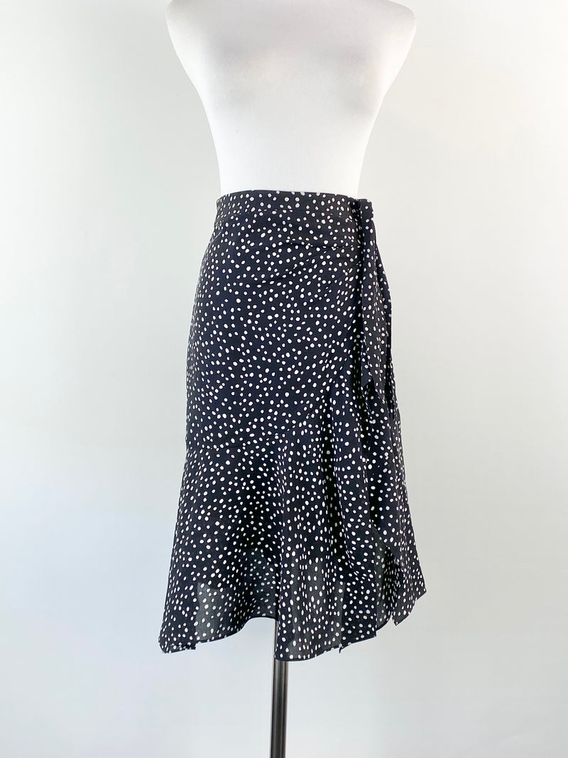 Saba 'Chavall' Spot Silk Skirt NWT - AU4