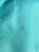 Vintage Pierre Cardin Teal Raw Fabric Two Piece - AU8/10