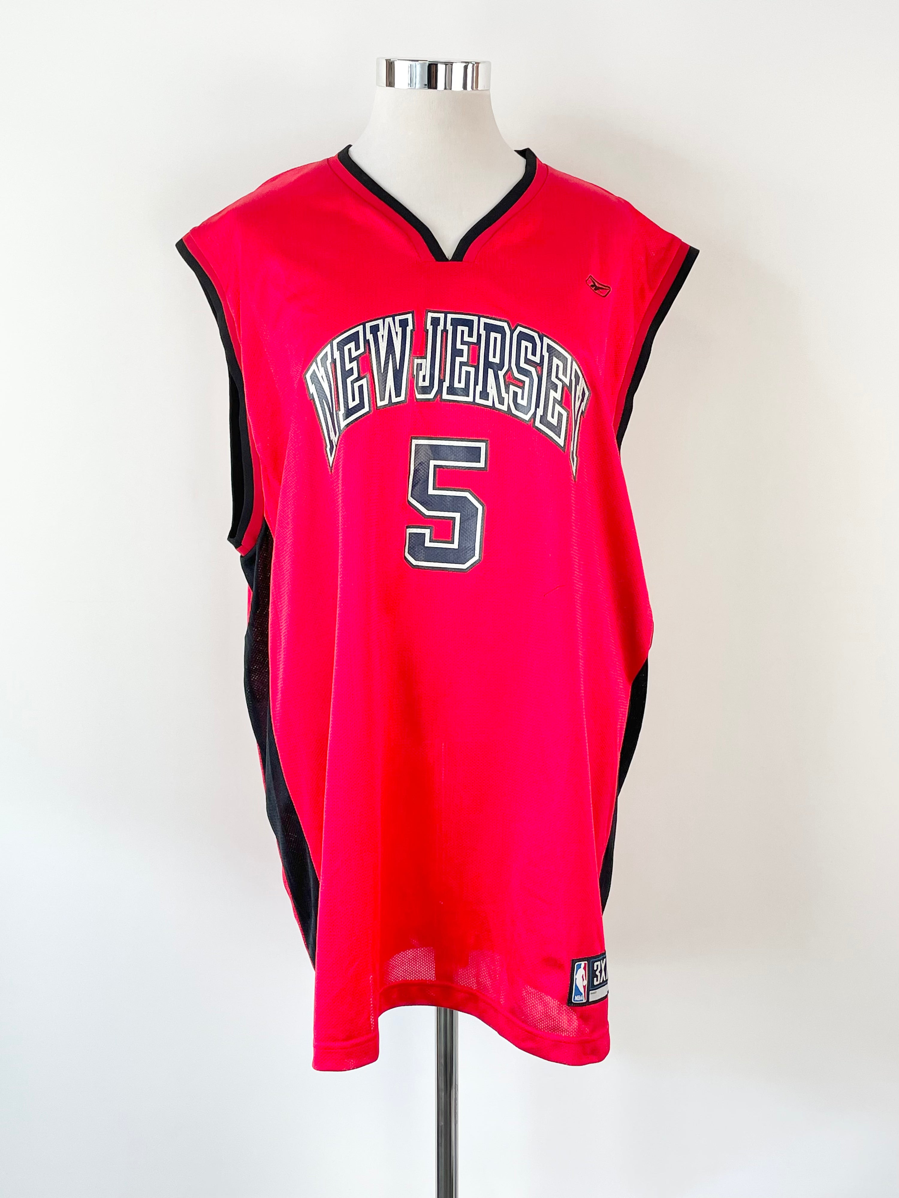 Signed New Jersey Nets Vintage NBA Jason Kidd Jersey - 3XL