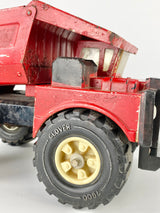 Vintage Clover Red Diecast Dump Truck