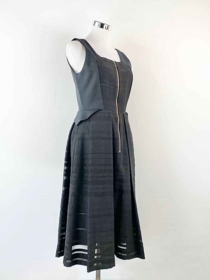 Morrisons Black Layered Lace Dress - AU10