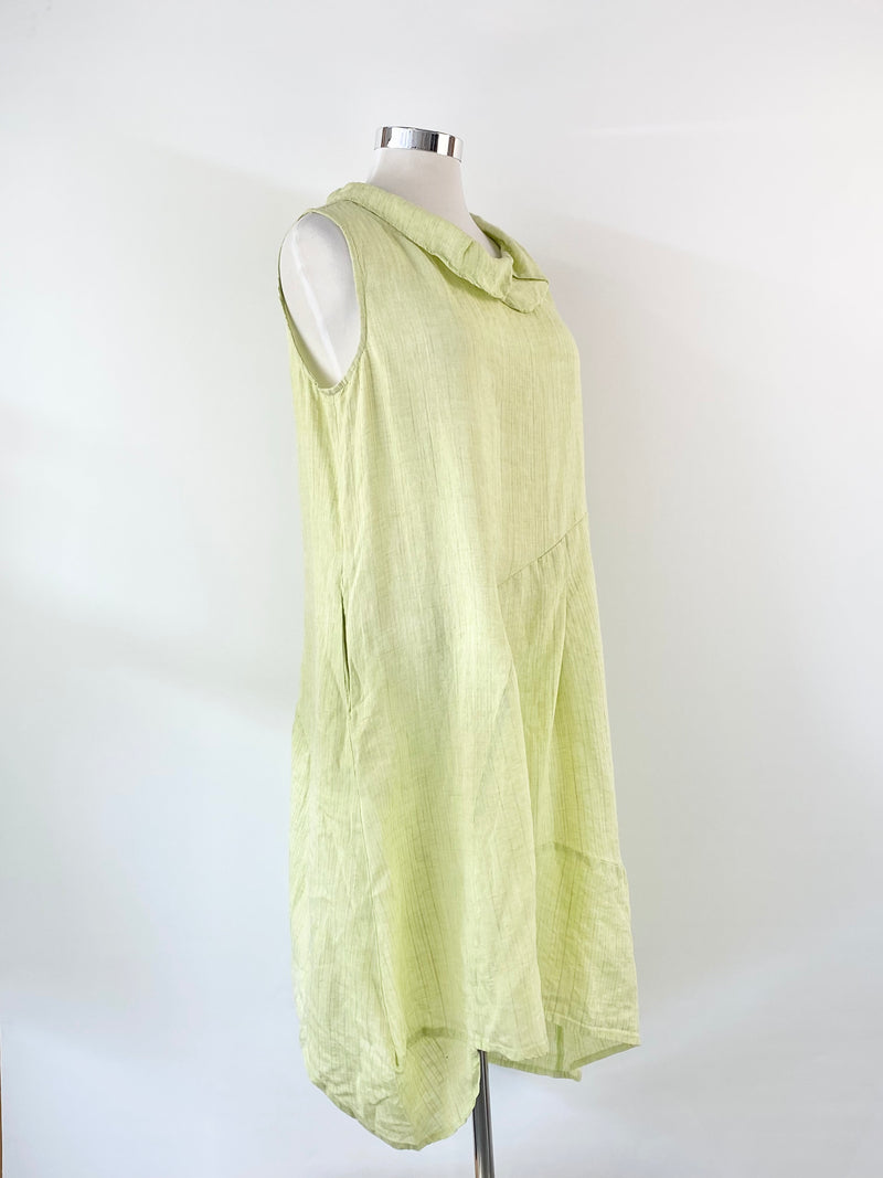 Digsbys Pastel Green Draped Dress - AU16