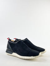 Moncler Black Flyknit Sneakers - EU37